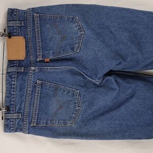 Vintage Levi's Orange tag 505 Straight leg medium dark wash denim jeans 36/30